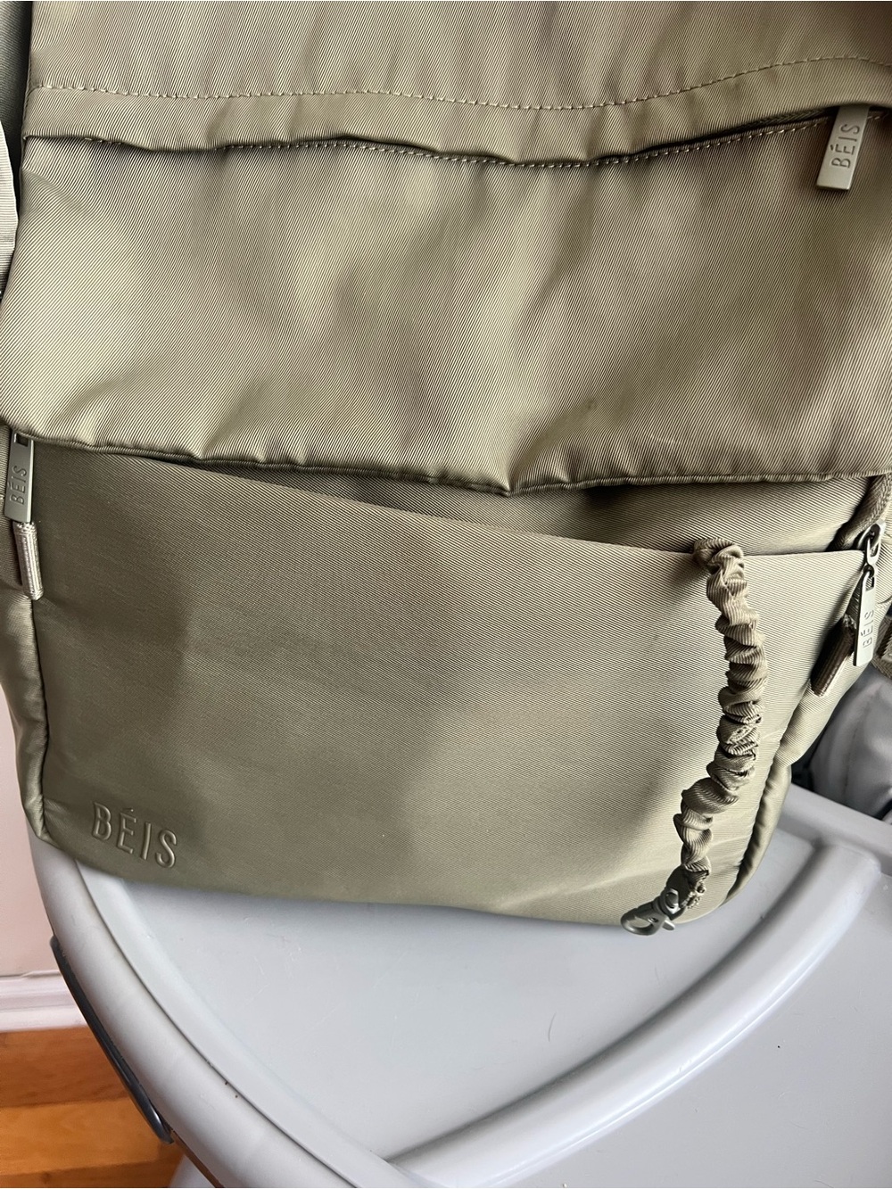 Beis Ultimate Diaper Backpack in Olive - Picture 10 of 16